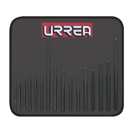 Urrea Chisel & Punch Set, 16Pc NO.6